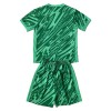 Koszulka Anglia Bramkarska Dziecięcy Euro 2024 Zielony Koszulki Piłkarskie Krótki Rękaw